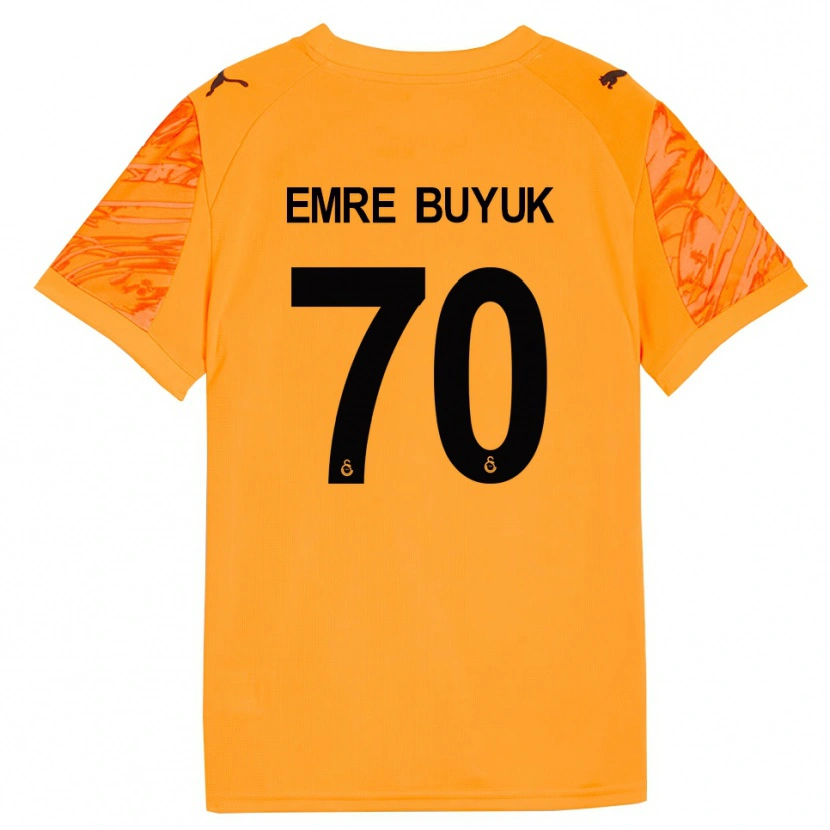 Danxen Kid Enes Emre Büyük #70 Dark Orange Black Goalkeeper Jersey 2025/26 T-Shirt