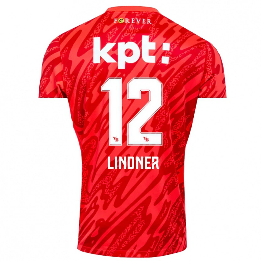 Danxen Kid Heinz Lindner #12 Red White Goalkeeper Jersey 2025/26 T-Shirt