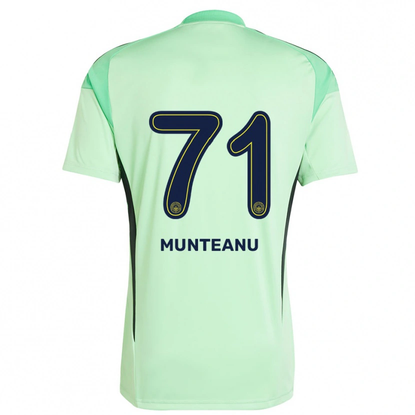 Danxen Kid Natalia Munteanu #71 Light Green Black Goalkeeper Jersey 2025/26 T-Shirt
