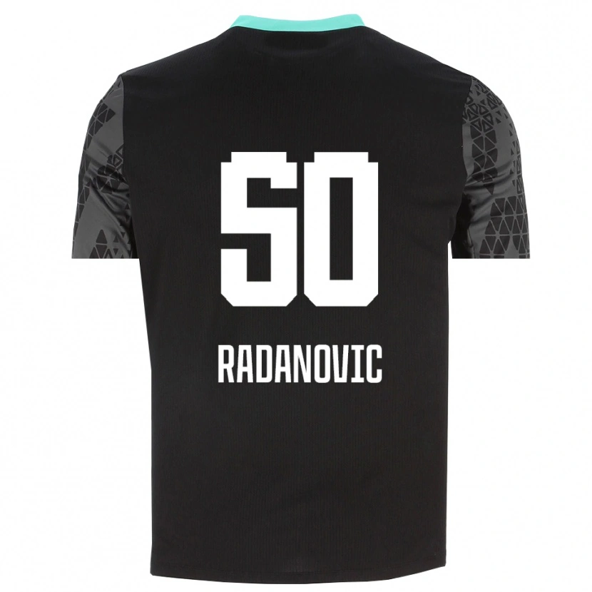 Danxen Kid Savo Radanovic #50 Dim Gray Black Goalkeeper Jersey 2025/26 T-Shirt
