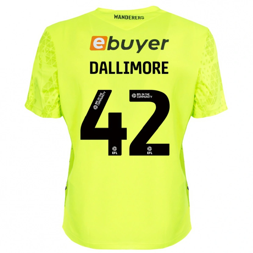 Danxen Kid Jack Dallimore #42 Fluorescent Green Goalkeeper Jersey 2025/26 T-Shirt