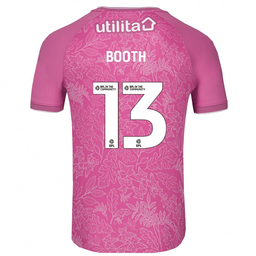 Danxen Kid Charlie Booth #13 Pink Black Goalkeeper Jersey 2025/26 T-Shirt