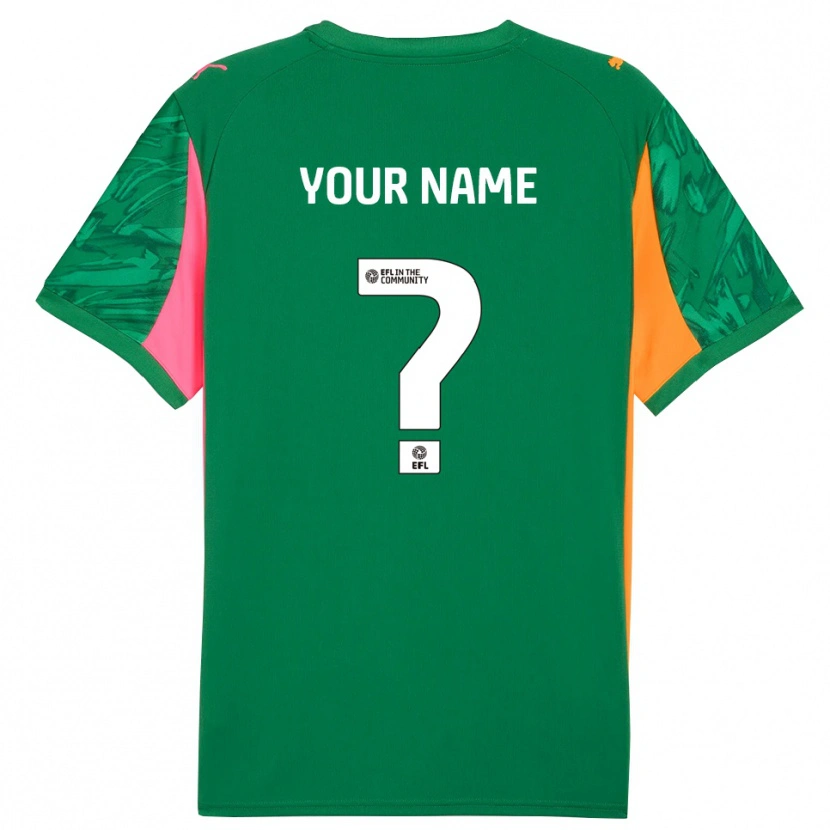 Danxen Kid Rotherham United Green Orange Pink Goalkeeper Jersey 2025/26 T-Shirt