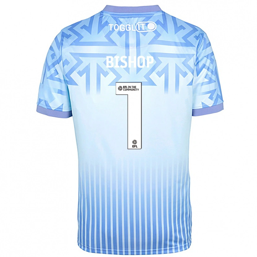 Danxen Kid Nathan Bishop #1 Light Blue White Goalkeeper Jersey 2025/26 T-Shirt
