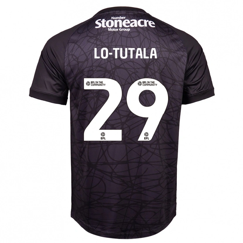 Danxen Kid Thimothée Lo-Tutala #29 Black White Goalkeeper Jersey 2025/26 T-Shirt