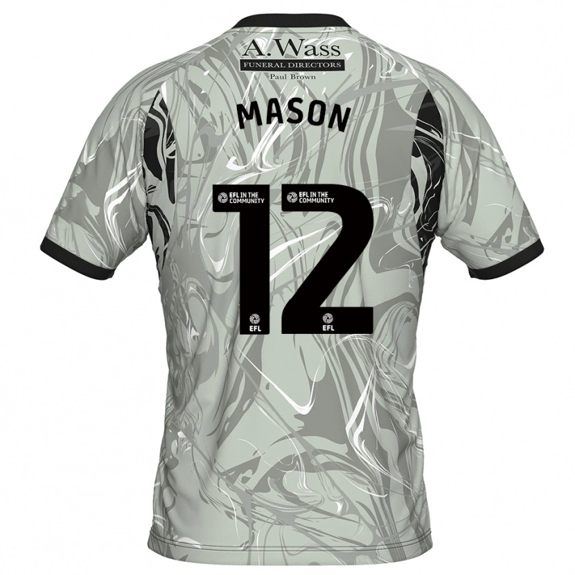 Danxen Kid Owen Mason #12 Light Gray Black Goalkeeper Jersey 2025/26 T-Shirt