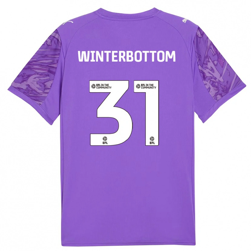 Danxen Kid Ben Winterbottom #31 Mediumslateblue Goalkeeper Jersey 2025/26 T-Shirt