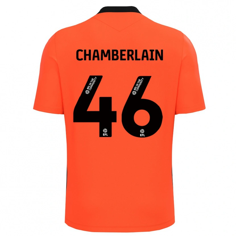 Danxen Kid Harrison Chamberlain #46 Red Black Goalkeeper Jersey 2025/26 T-Shirt