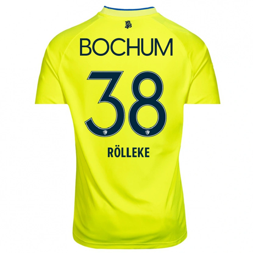Danxen Kid Hugo Rölleke #38 Yellow Green Goalkeeper Jersey 2025/26 T-Shirt