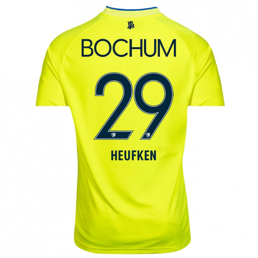 Danxen Kid Jeremias Heufken #29 Yellow Green Goalkeeper Jersey 2025/26 T-Shirt