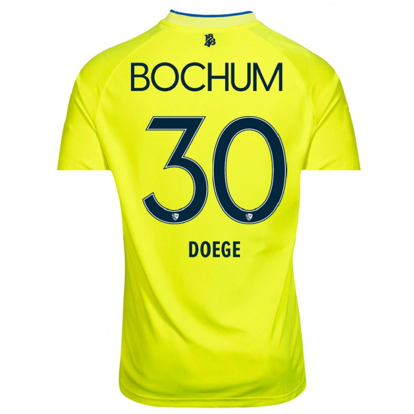 Danxen Kid Leonie Doege #30 Yellow Green Goalkeeper Jersey 2025/26 T-Shirt