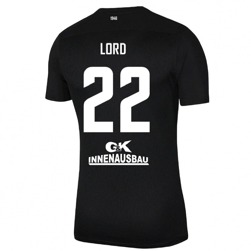 Danxen Kid Louis Lord #22 Black White Goalkeeper Jersey 2025/26 T-Shirt