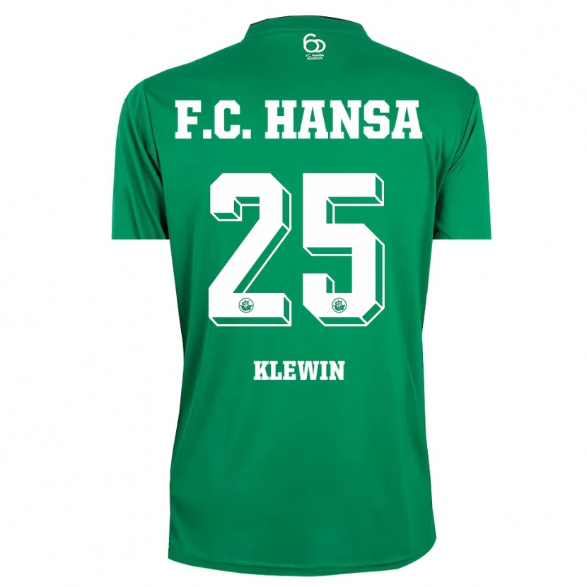 Danxen Kid Philipp Klewin #25 Dark Green White Goalkeeper Jersey 2025/26 T-Shirt