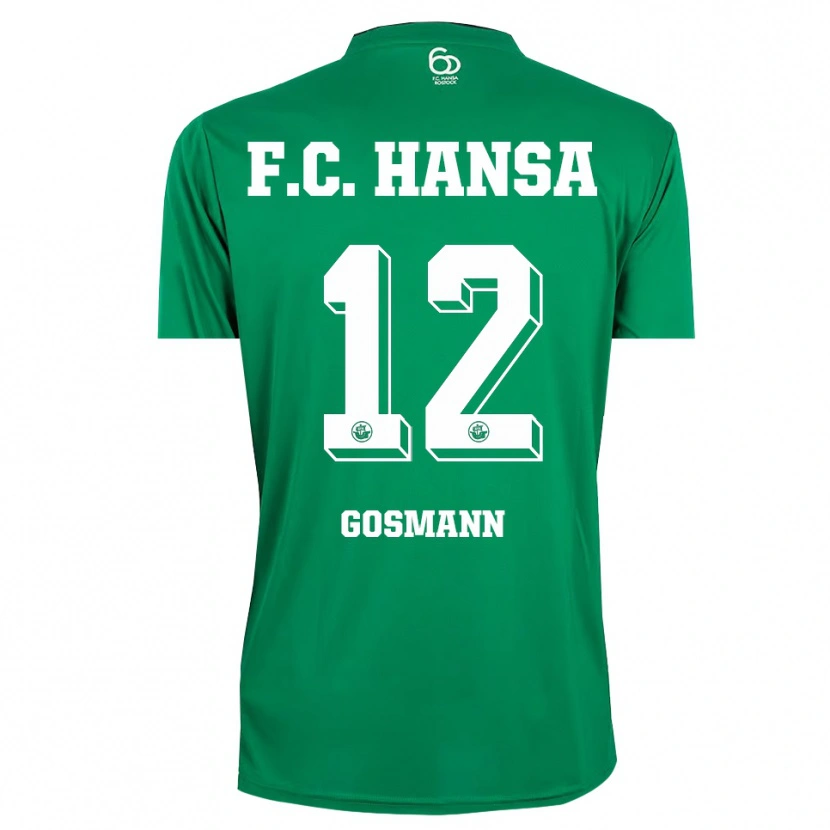 Danxen Kid Hermann Gosmann #12 Dark Green White Goalkeeper Jersey 2025/26 T-Shirt