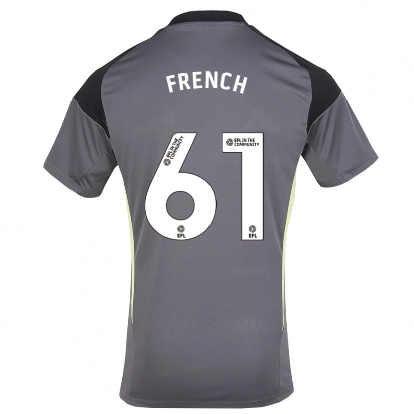 Danxen Kid Harry French #61 Gray White Goalkeeper Jersey 2025/26 T-Shirt
