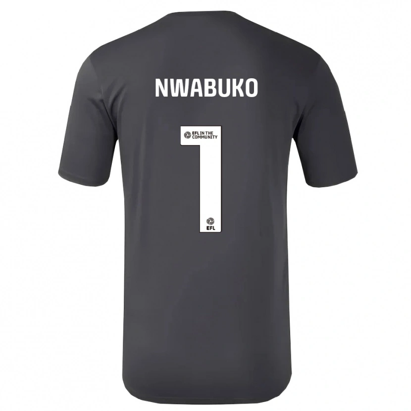 Danxen Kid Sam Nwabuko #1 Black White Goalkeeper Jersey 2025/26 T-Shirt