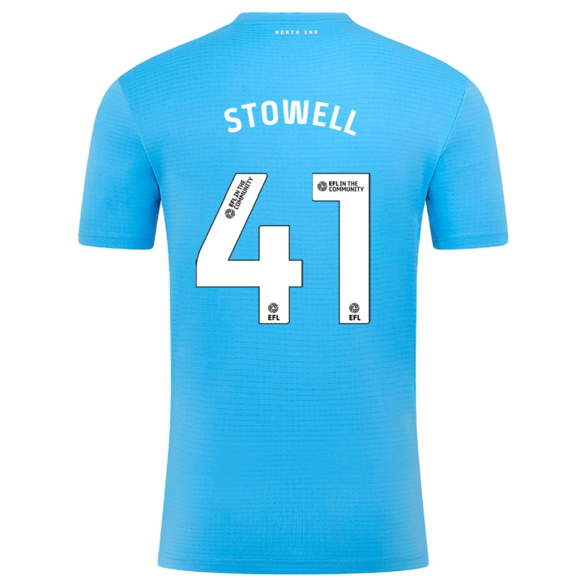 Danxen Kid Li-Bau Stowell #41 Blue White Goalkeeper Jersey 2025/26 T-Shirt