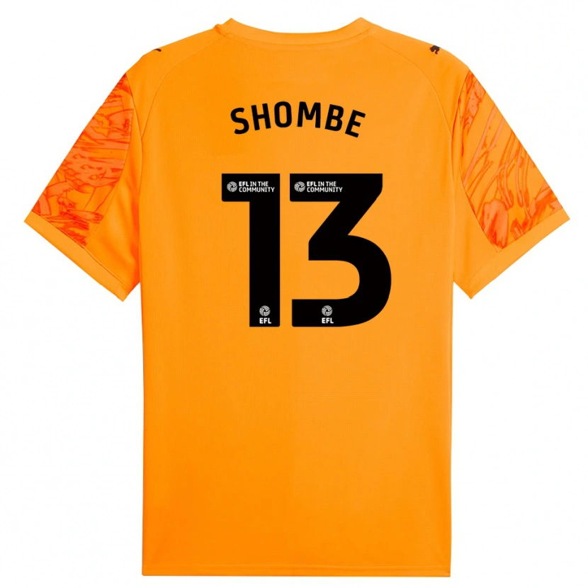 Danxen Kid Khiani Shombe #13 Orange Black Goalkeeper Jersey 2025/26 T-Shirt