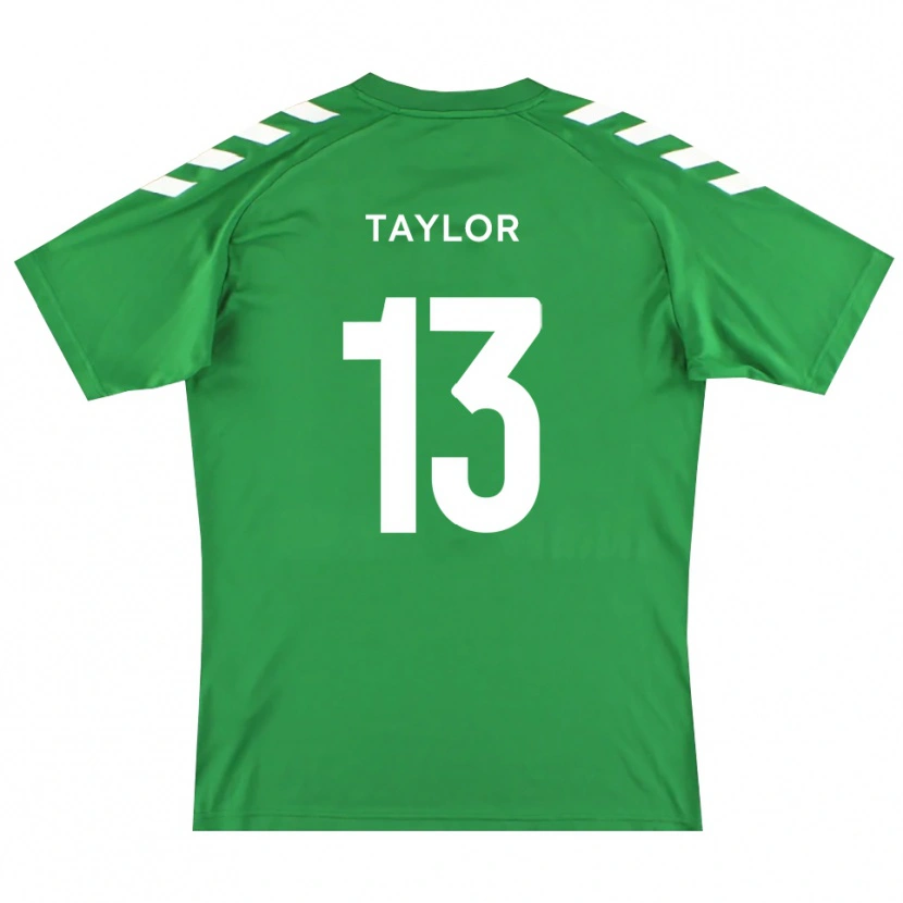Danxen Kid Sam Taylor #13 Green White Goalkeeper Jersey 2025/26 T-Shirt