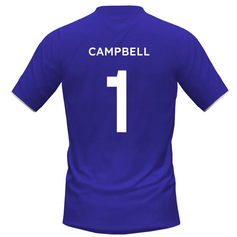 Danxen Kid Maison Campbell #1 Royal Blue Goalkeeper Jersey 2025/26 T-Shirt