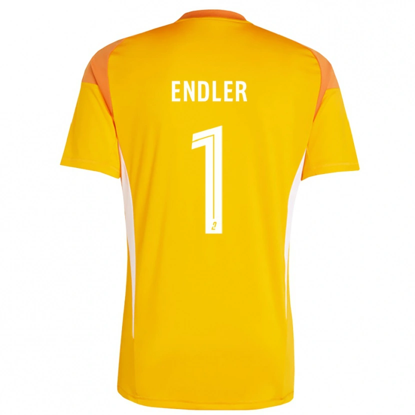Danxen Kid Christiane Endler #1 Orange Red Goalkeeper Jersey 2025/26 T-Shirt