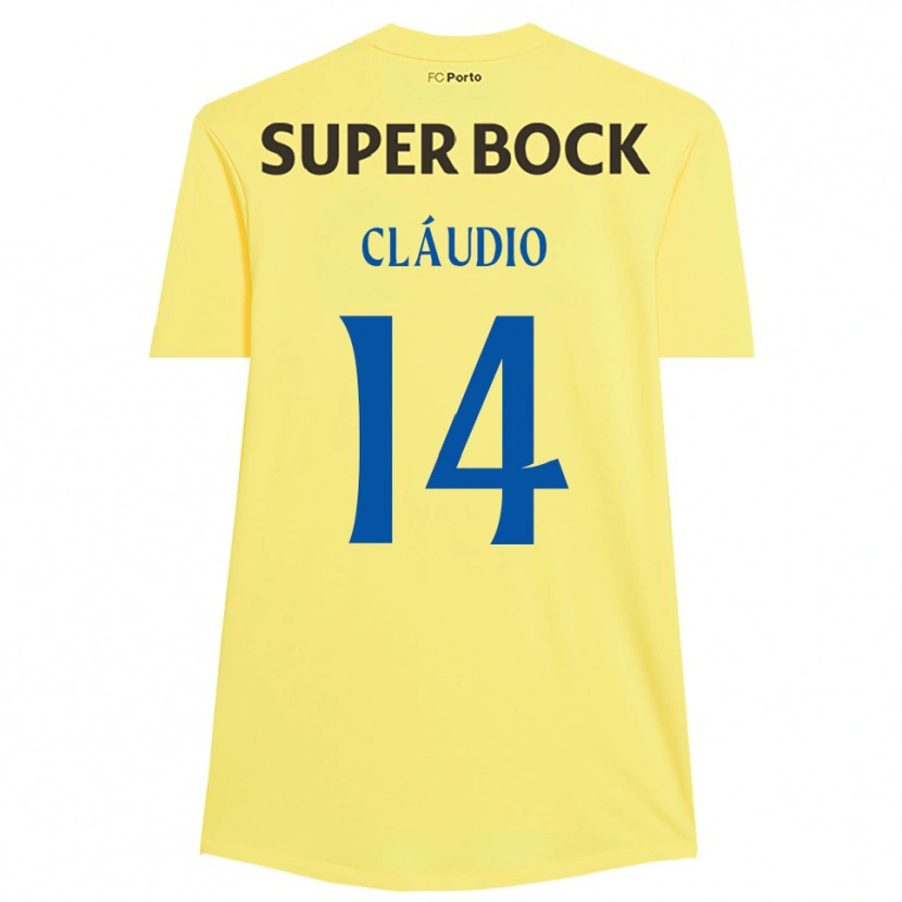 Danxen Kid Cláudio Ramos #14 Light Yellow Black Goalkeeper Jersey 2025/26 T-Shirt