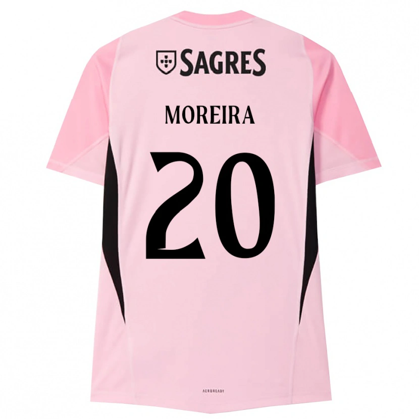 Danxen Kid André Moreira #20 Pink Black Goalkeeper Jersey 2025/26 T-Shirt
