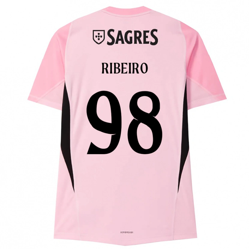 Danxen Kid Ricardo Ribeiro #98 Pink Black Goalkeeper Jersey 2025/26 T-Shirt