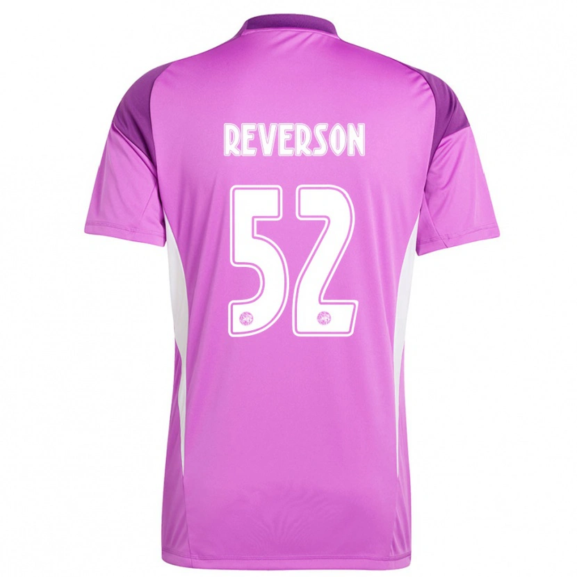 Danxen Kid Paul Reverson #52 Light Purple White Goalkeeper Jersey 2025/26 T-Shirt