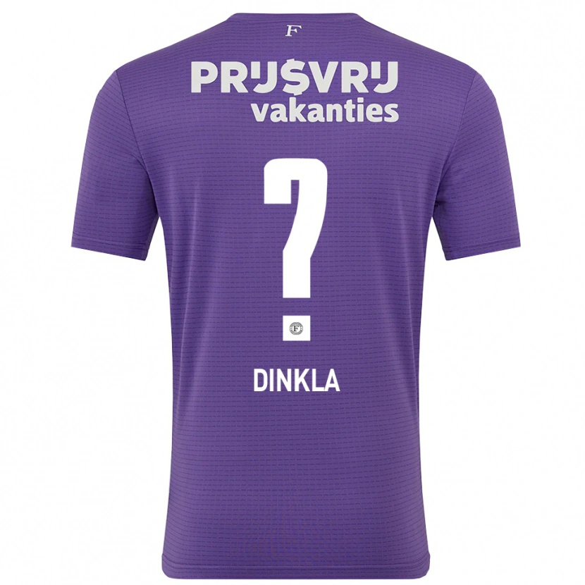 Danxen Kid Claire Dinkla #0 Purple White Goalkeeper Jersey 2025/26 T-Shirt