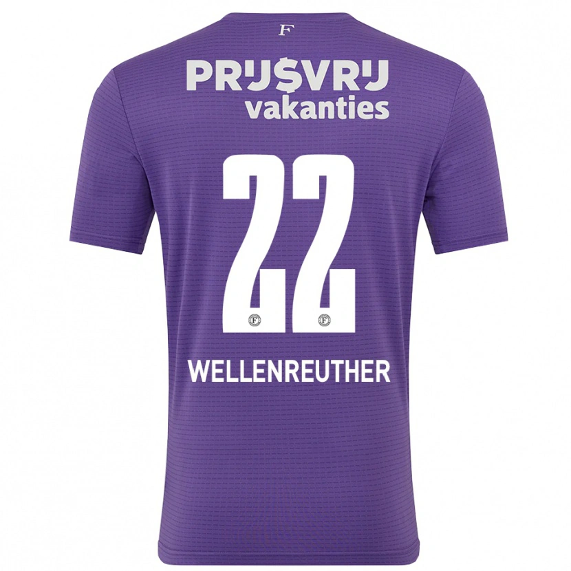 Danxen Kid Timon Wellenreuther #22 Purple White Goalkeeper Jersey 2025/26 T-Shirt
