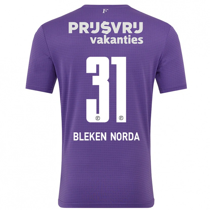 Danxen Kid Haakon Bleken Norda #31 Purple White Goalkeeper Jersey 2025/26 T-Shirt