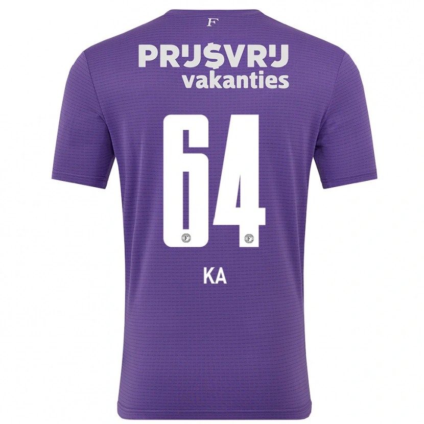 Danxen Kid Ismail Ka #64 Purple White Goalkeeper Jersey 2025/26 T-Shirt