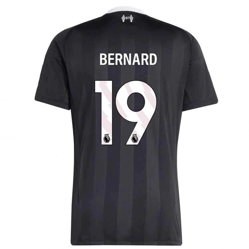 Danxen Kid DJ Bernard #19 Black White Goalkeeper Jersey 2025/26 T-Shirt
