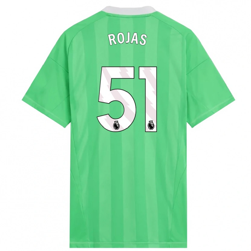 Danxen Kid Alexéi Rojas #51 Light Green White Goalkeeper Jersey 2025/26 T-Shirt
