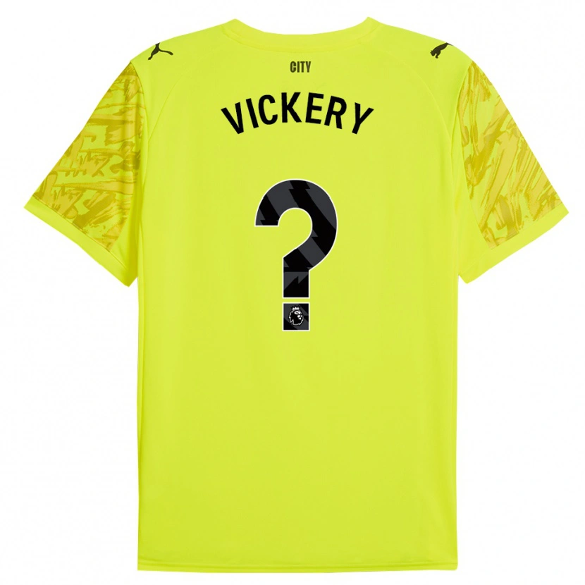 Danxen Kid Ben Vickery #0 Yellow Orange Black Goalkeeper Jersey 2025/26 T-Shirt