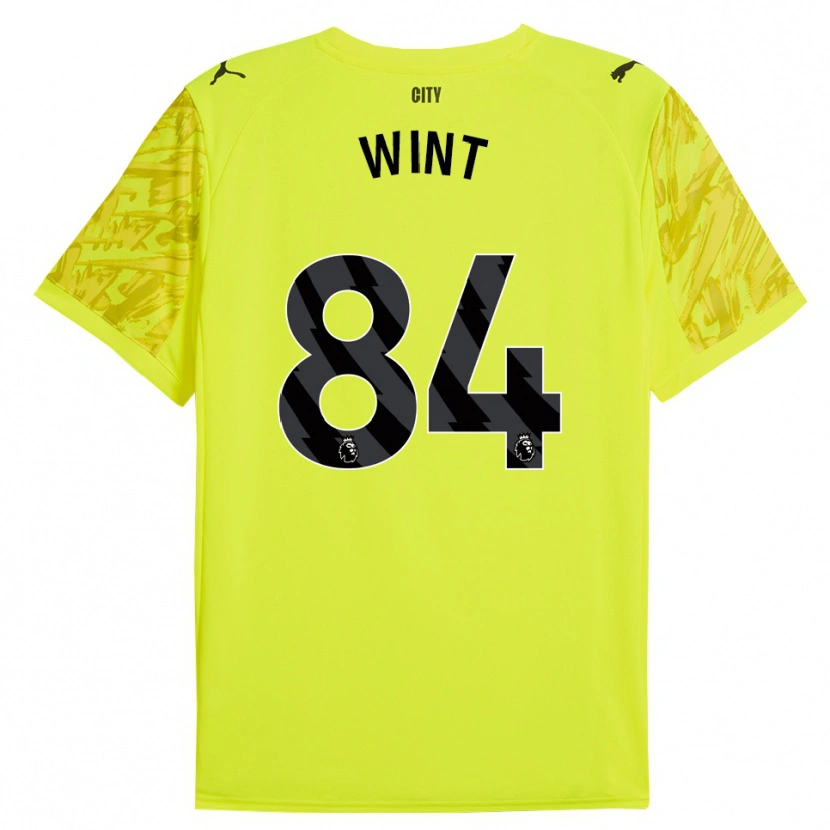 Danxen Kid Jack Wint #84 Yellow Orange Black Goalkeeper Jersey 2025/26 T-Shirt