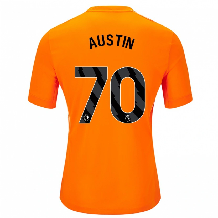 Danxen Kid Jack Austin #70 Orange Black Goalkeeper Jersey 2025/26 T-Shirt