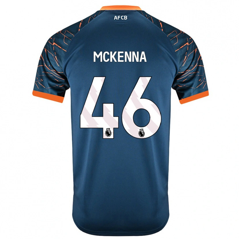 Danxen Kid Callan McKenna #46 Dark Slate Blue Goalkeeper Jersey 2025/26 T-Shirt