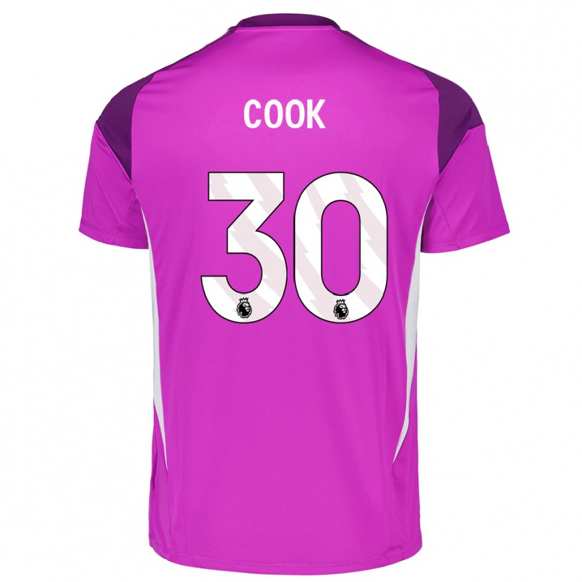 Danxen Kid Robbie Cook #30 Purple White Goalkeeper Jersey 2025/26 T-Shirt