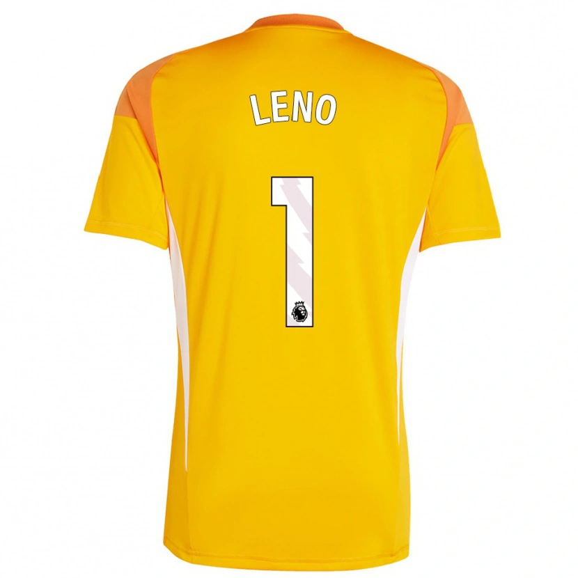 Danxen Kid Bernd Leno #1 Orange White Goalkeeper Jersey 2025/26 T-Shirt