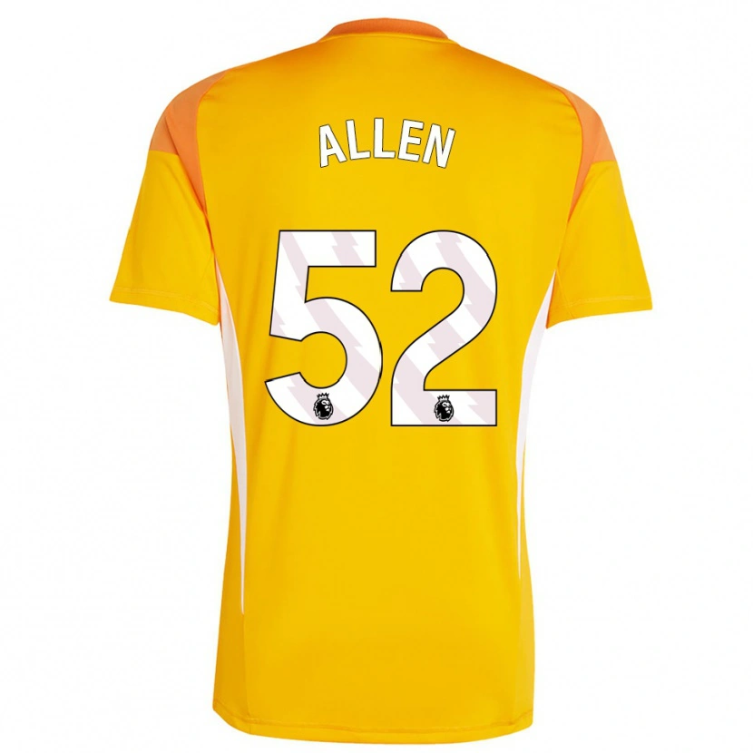 Danxen Kid Michael Allen #52 Orange White Goalkeeper Jersey 2025/26 T-Shirt