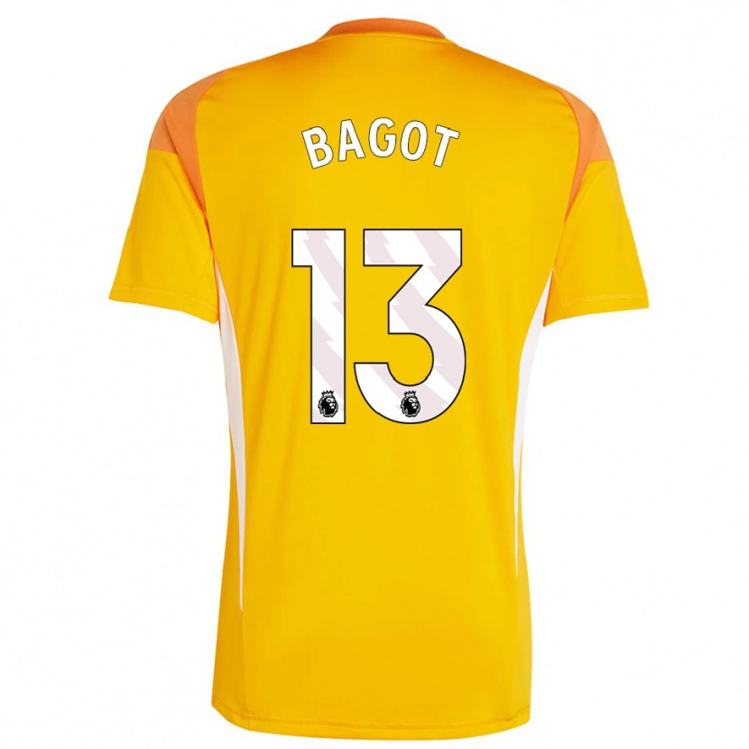 Danxen Kid Matthew Bagot #13 Orange White Goalkeeper Jersey 2025/26 T-Shirt