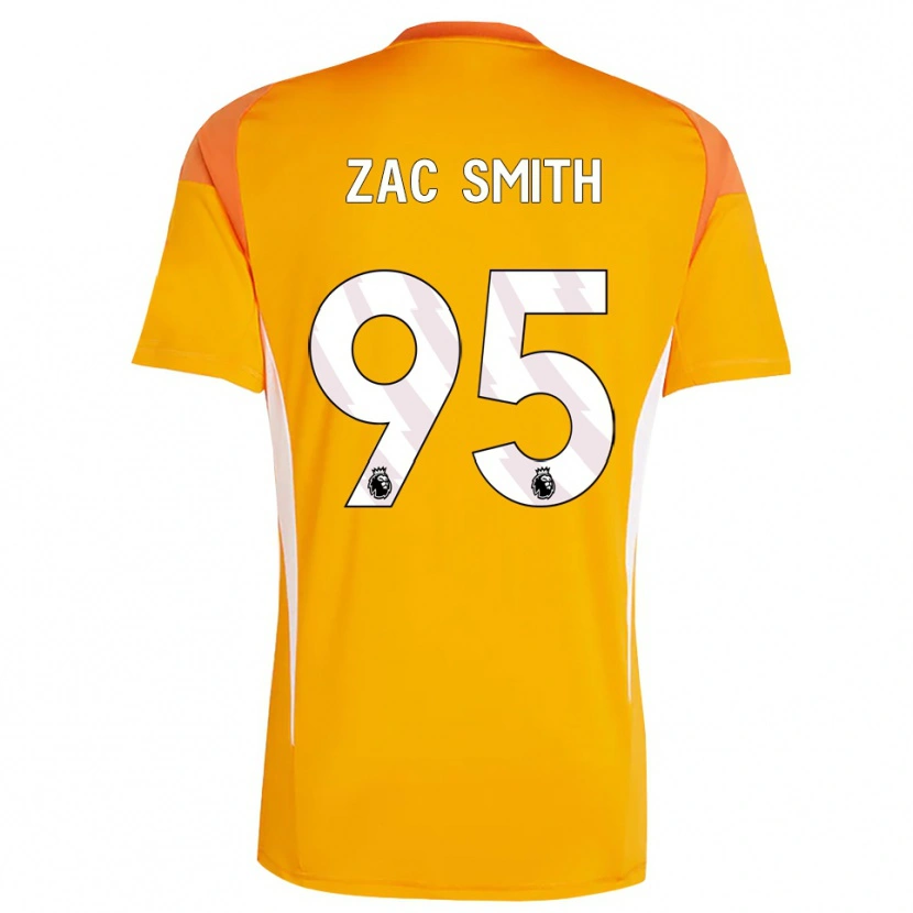 Danxen Kid Zac Smith #95 Orange White Goalkeeper Jersey 2025/26 T-Shirt