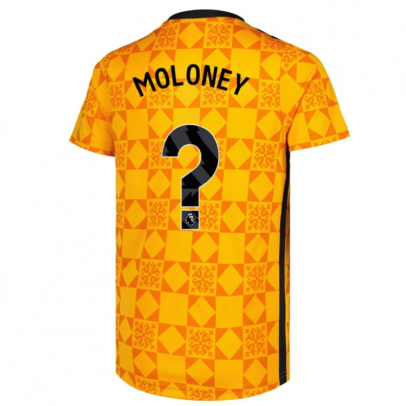 Danxen Kid Grace Moloney #0 Yellow Black Goalkeeper Jersey 2025/26 T-Shirt