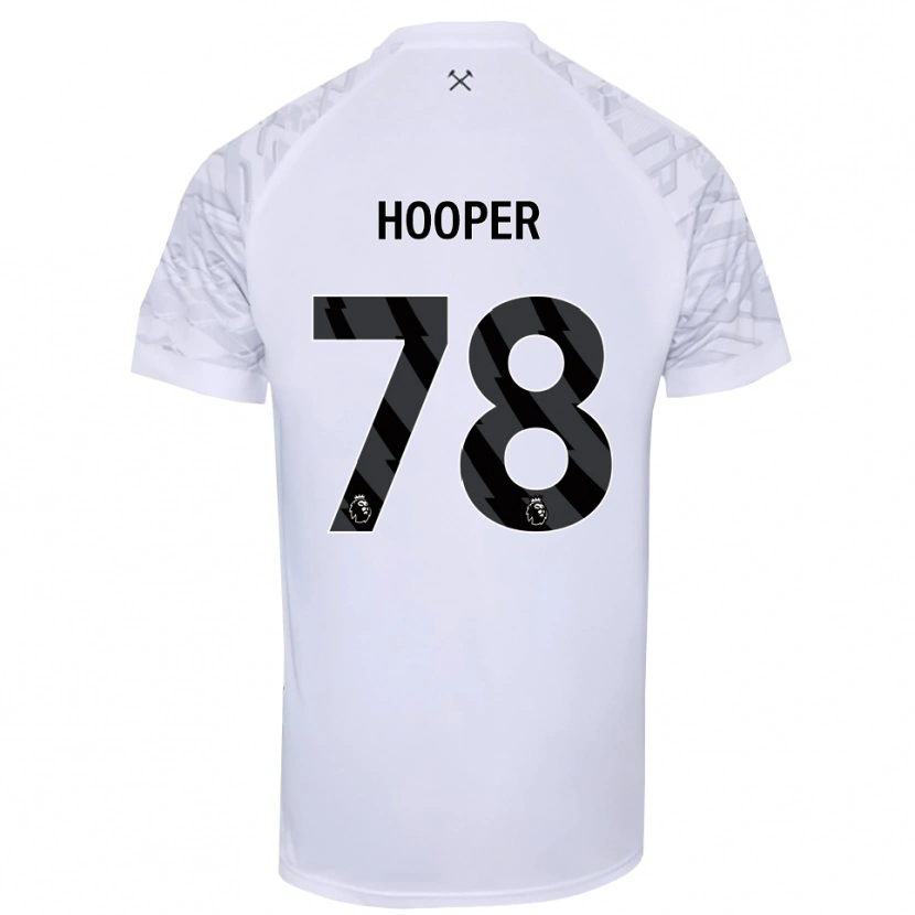 Danxen Kid Finley Hooper #78 White Black Goalkeeper Jersey 2025/26 T-Shirt