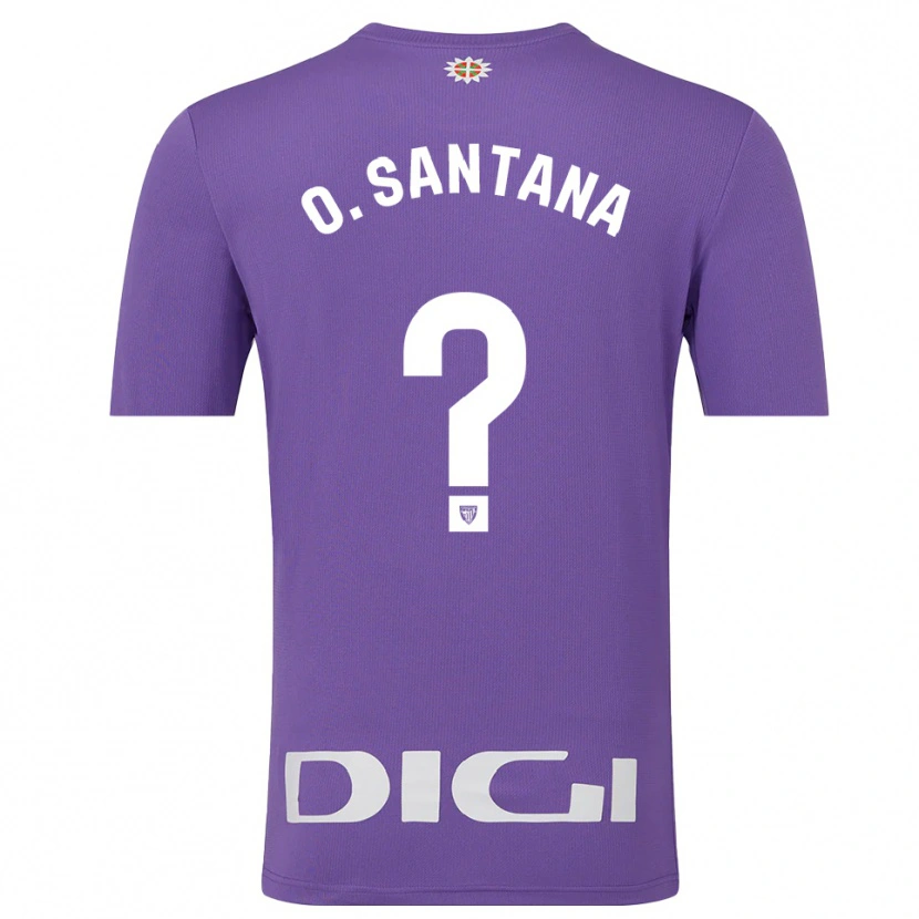 Danxen Kid Olatz Santana Amado #0 Purple White Goalkeeper Jersey 2025/26 T-Shirt
