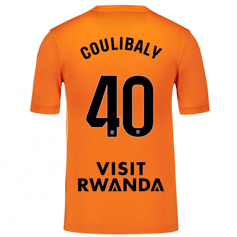 Danxen Kid Izan Coulibaly #40 Orange Black Goalkeeper Jersey 2025/26 T-Shirt