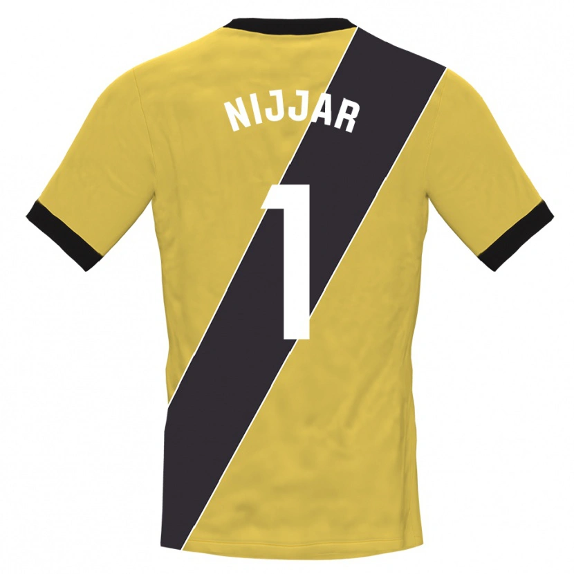 Danxen Kid Tejpal Nijjar #1 Yellow Black Goalkeeper Jersey 2025/26 T-Shirt