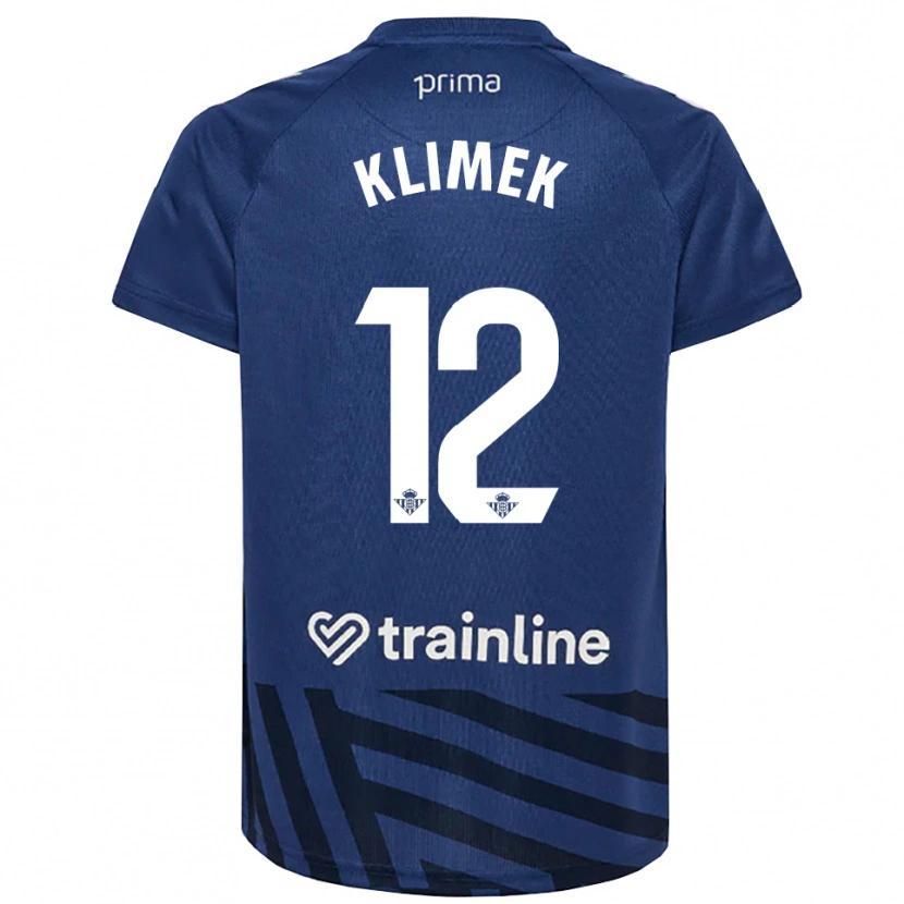 Danxen Kid Bruno Klimek #12 Royal Blue White Goalkeeper Jersey 2025/26 T-Shirt